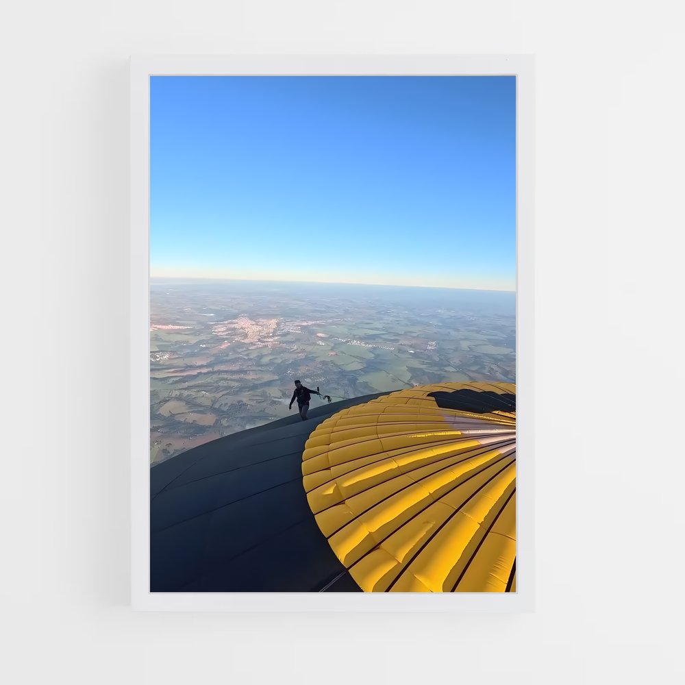 Poster Paragliding world – affiche Parapente (vue 3)
